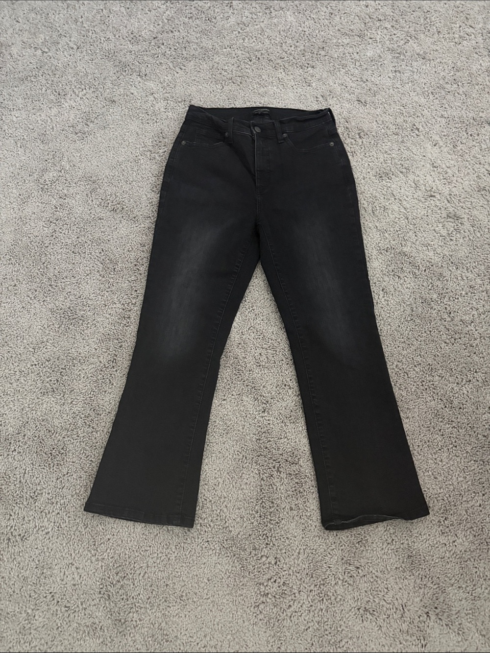 Banana Republic Dark Black Flare Jeans